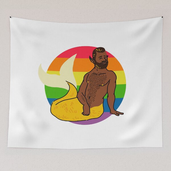 Item preview, Merman garota de ipanema - gay bear designed and sold by ItalianCub.