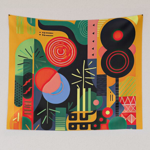 Item preview, African Jungle Bauhaus Design designed and sold by ArtificialGenes.