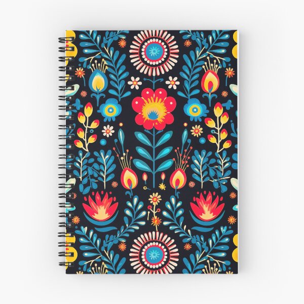 Item preview, Modern floral design inspired by pop art and rococo motifs designed and sold by Pflugart.