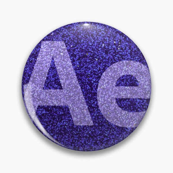 Item preview, Adobe After Effects logo in glitter for Motion graphic Designers designed and sold by ambitchious.
