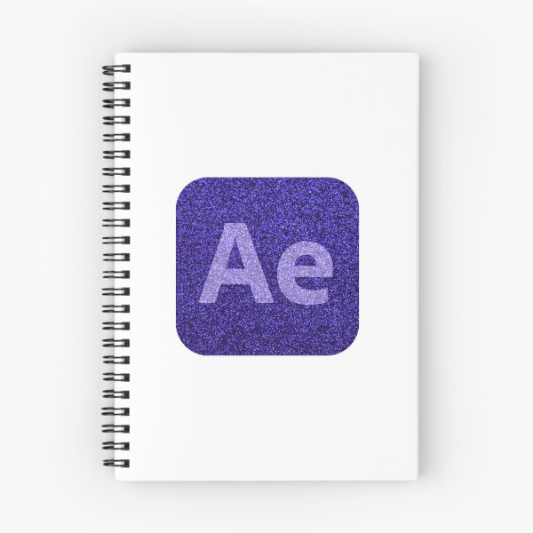 Item preview, Adobe After Effects logo in glitter for Motion graphic Designers designed and sold by ambitchious.