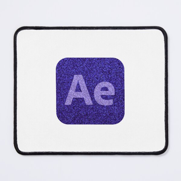 Item preview, Adobe After Effects logo in glitter for Motion graphic Designers designed and sold by ambitchious.