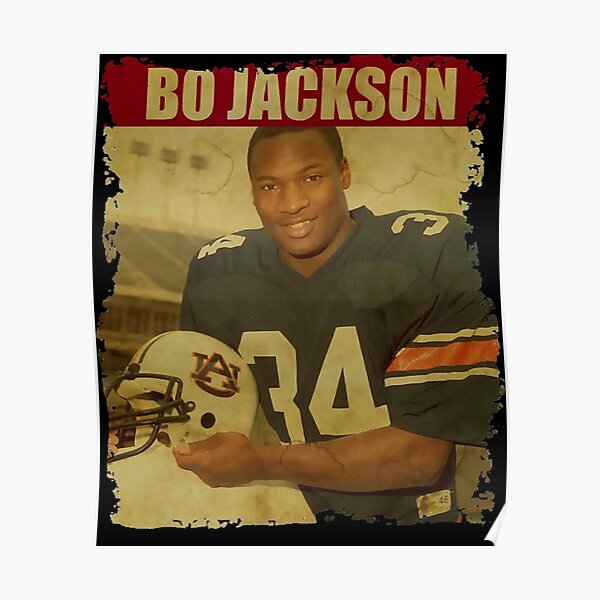 Bo Jackson Original Poster - Bo Jackson Artwork - Bo Jackson Print -  Baseball Print - Bo Jackson ball player (Large (18x24 inches))