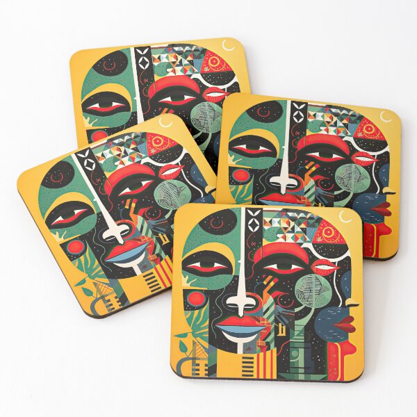 Item preview, African Jungle Bauhaus Design designed and sold by ArtificialGenes.