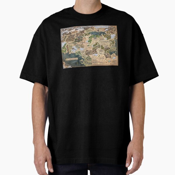 Map of the Zekáinar Lands Camiseta holgada