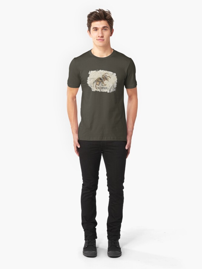 Alternate view of Tarantula Spider Lover Tarantula Pet Owner Vintage Arachnid Graphic Print Slim Fit T-Shirt