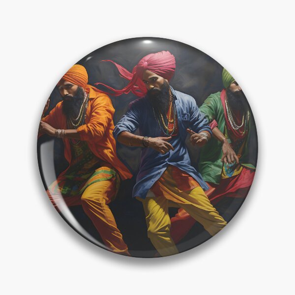 Artikelvorschau, Colourful Bhangra Dancers Art entworfen und verkauft von PioneerX1.
