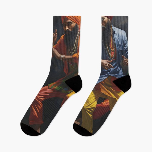 Item preview, Colourful Bhangra Dancers Art designed and sold by PioneerX1.