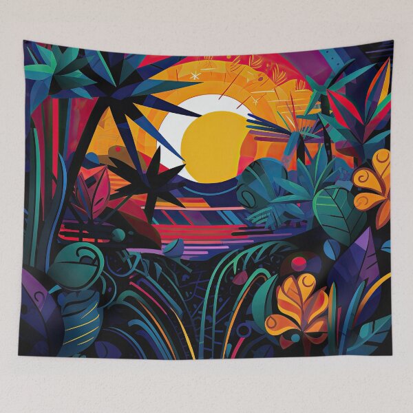Item preview, African Jungle Bauhaus Design designed and sold by ArtificialGenes.