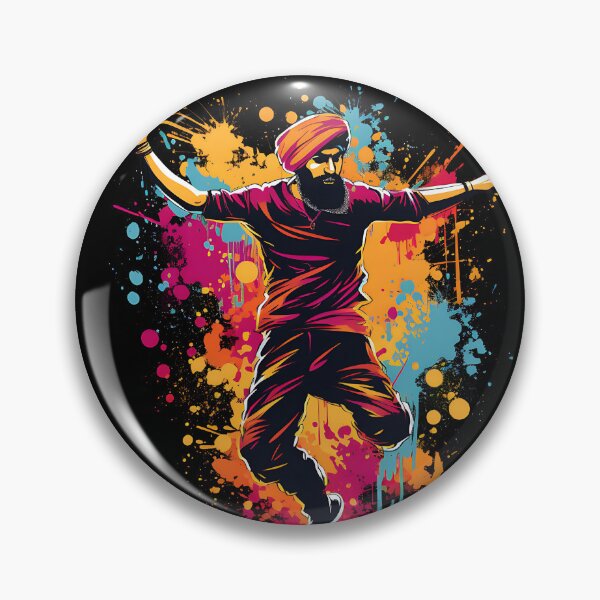Artikelvorschau, Colourful Bhangra Dancer Art entworfen und verkauft von PioneerX1.