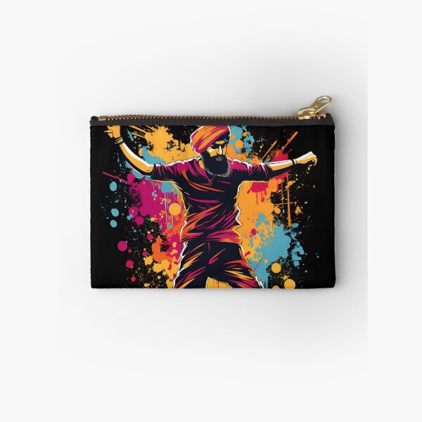 Item preview, Colourful Bhangra Dancer Art designed and sold by PioneerX1.
