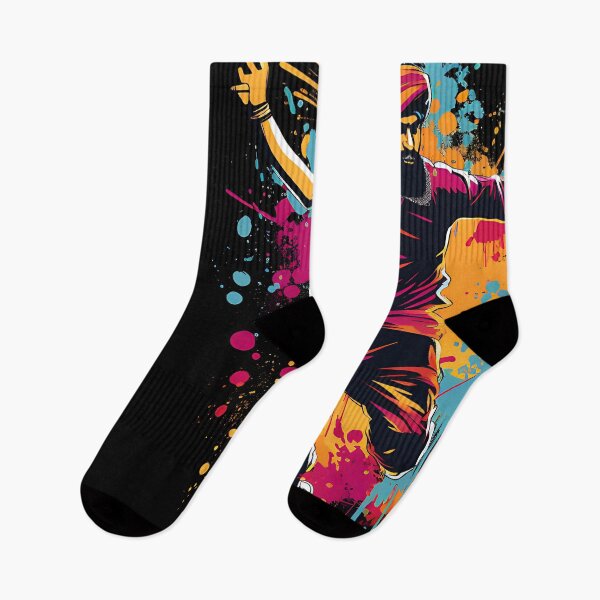 Item preview, Colourful Bhangra Dancer Art designed and sold by PioneerX1.