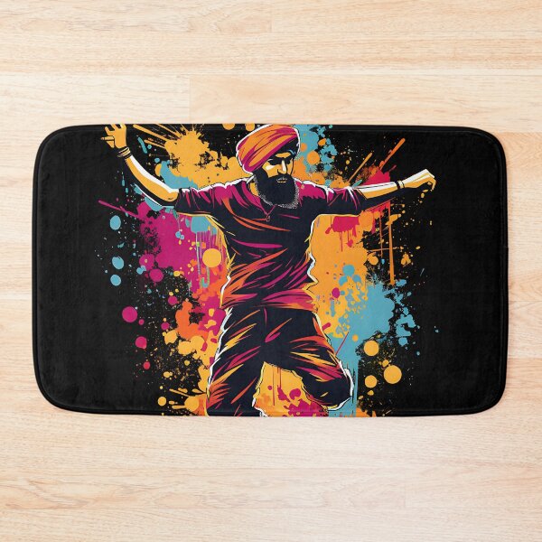 Item preview, Colourful Bhangra Dancer Art designed and sold by PioneerX1.