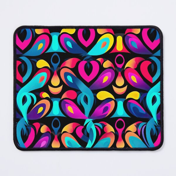 Item preview, Modern floral design inspired by pop art and rococo motifs designed and sold by Pflugart.