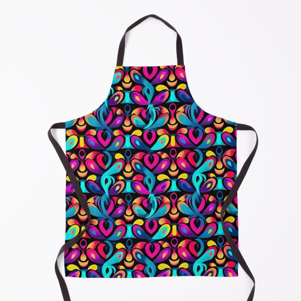 Item preview, Modern floral design inspired by pop art and rococo motifs designed and sold by Pflugart.