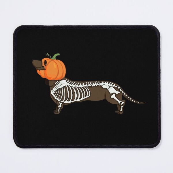Item preview, Halloween Jack dachshund brown dot pumpkin black designed and sold by Itsdomd.
