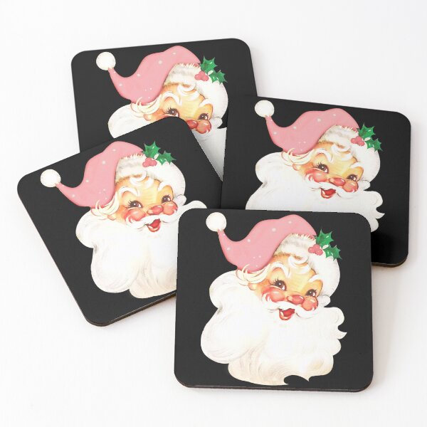 Item preview, Vintage Retro Pink Santa Claus Pink Christmas designed and sold by Mikhailaw.