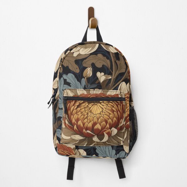Item preview, Majestic Blossoming chrysanthemum, William Morris Style designed and sold by NouveauEra.