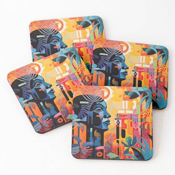Item preview, African Jungle Bauhaus Design designed and sold by ArtificialGenes.