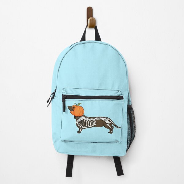 Item preview, Jack Halloween dachshund on tiffanyblue brown designed and sold by Itsdomd.