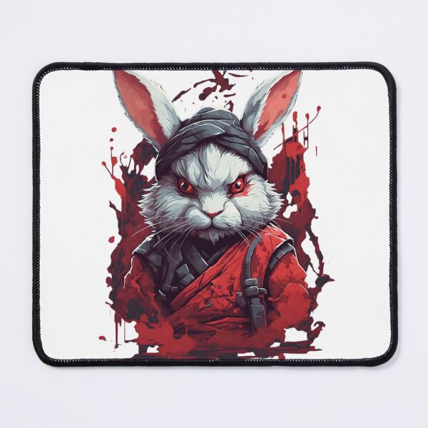 Item preview, Rabbit ninja imperial warrior 9 designed and sold by RabbitPrints.
