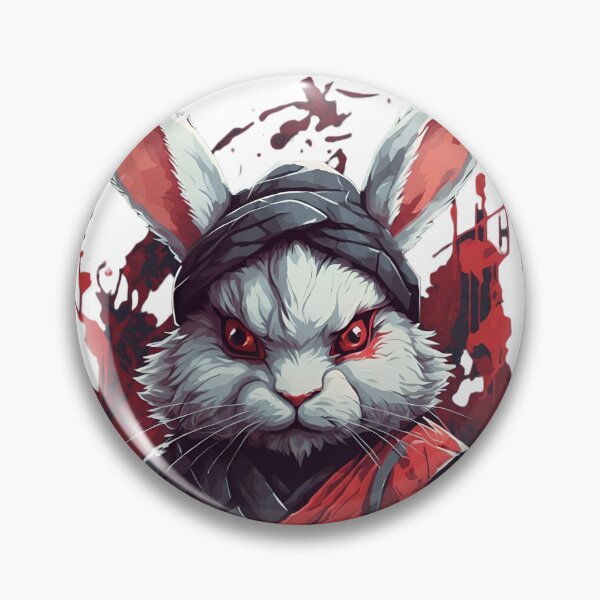 Item preview, Rabbit ninja imperial warrior 9 designed and sold by RabbitPrints.