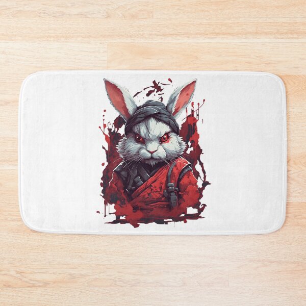 Item preview, Rabbit ninja imperial warrior 9 designed and sold by RabbitPrints.