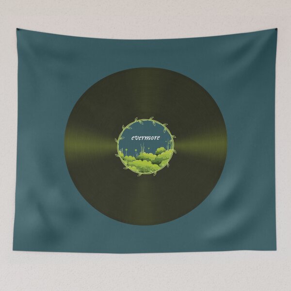 Item preview, Evermore Album Green Bushes Moss Vinyl Design designed and sold by doria-photos.