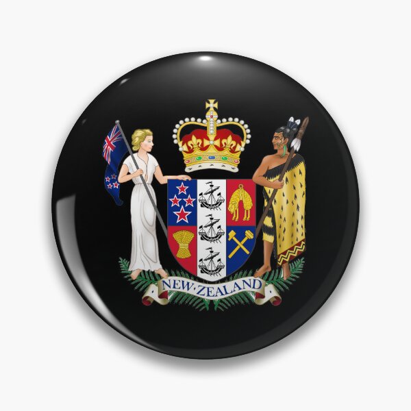 Item preview, New Zealand Coat of Arms (Aotearoa) designed and sold by Hoorahville.