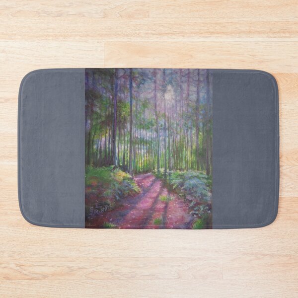 Item preview, Tall and Slender - serene sunlit woodland walk designed and sold by LittleLiz.