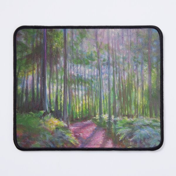 Item preview, Tall and Slender - serene sunlit woodland walk designed and sold by LittleLiz.