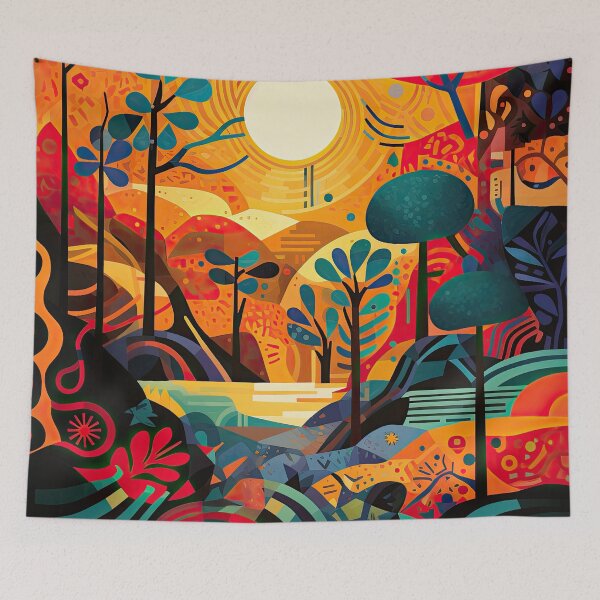 Item preview, African Jungle Bauhaus Design designed and sold by ArtificialGenes.