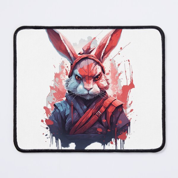 Item preview, Rabbit ninja imperial warrior 10 designed and sold by RabbitPrints.
