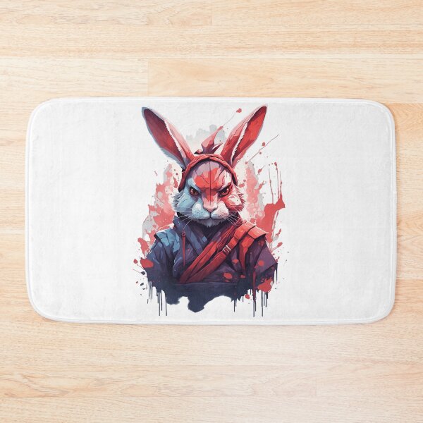 Item preview, Rabbit ninja imperial warrior 10 designed and sold by RabbitPrints.
