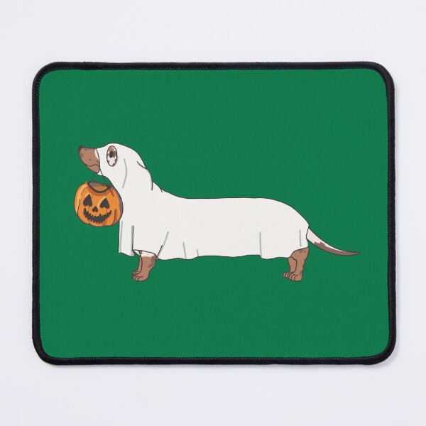 Item preview, Halloween dachshund brown dot ghost designed and sold by Itsdomd.