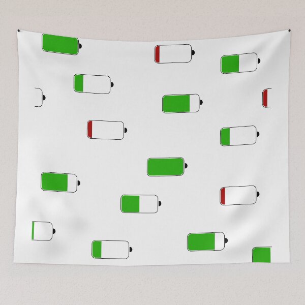 Item preview, Phone battery icons pattern designed and sold by GetItGiftIt.