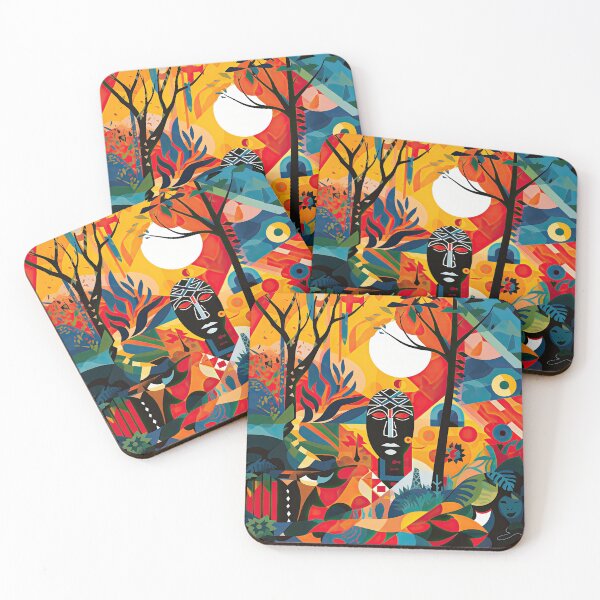 Item preview, African Jungle Bauhaus Design designed and sold by ArtificialGenes.