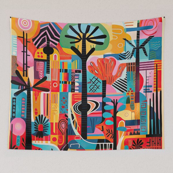 Item preview, African Jungle Bauhaus Design designed and sold by ArtificialGenes.