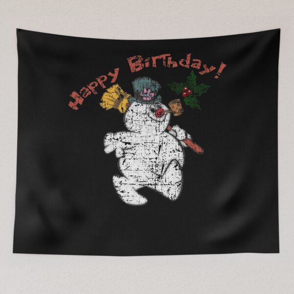 Item preview, Frosty the Snowman, Happy Birthday! Distressed designed and sold by DavidGumbies.