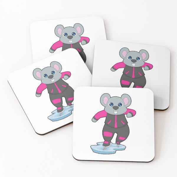 Aperçu de l'œuvre Mouse Ice skating Ice skates créée et vendue par Snabdesign84.