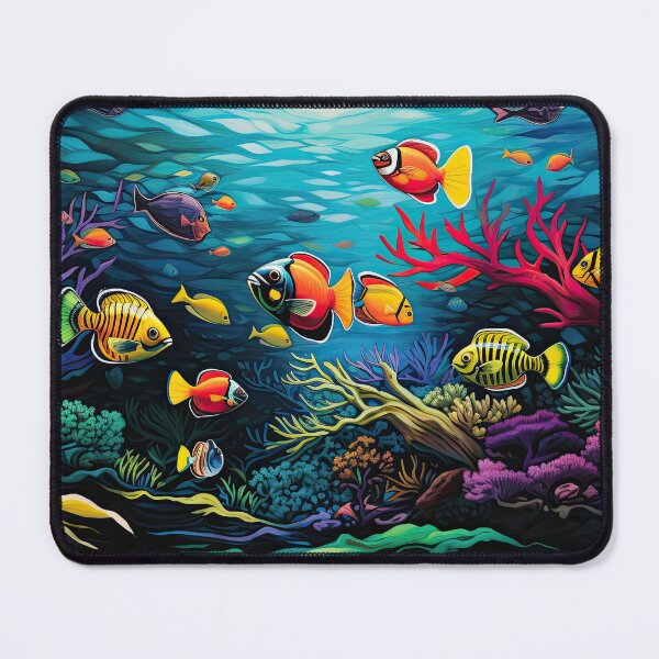 Item preview, Coral Convergence: The Grand Ballet of Vibrant Fish designed and sold by Newpixelland.