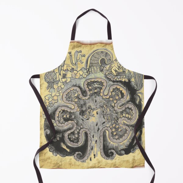 Item preview, Chicomoztoc Map (Stretched) designed and sold by mixMixtli.