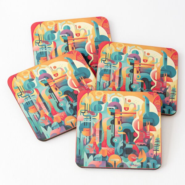 Item preview, African Jungle Bauhaus Design designed and sold by ArtificialGenes.