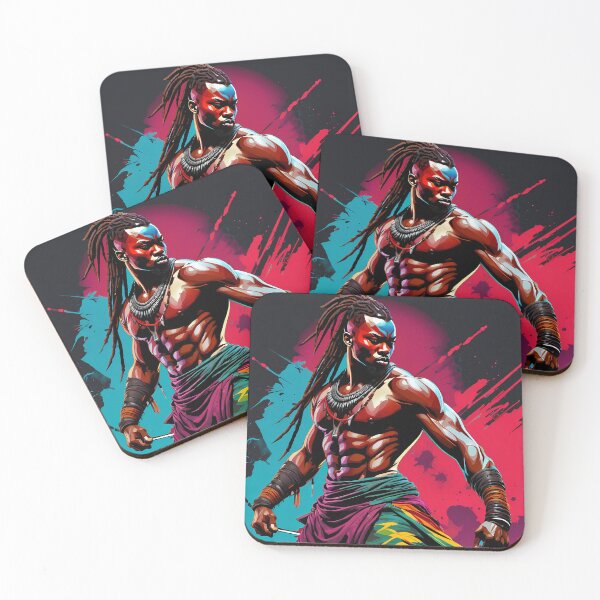 Item preview, African warrior designed and sold by TaevasDesign.