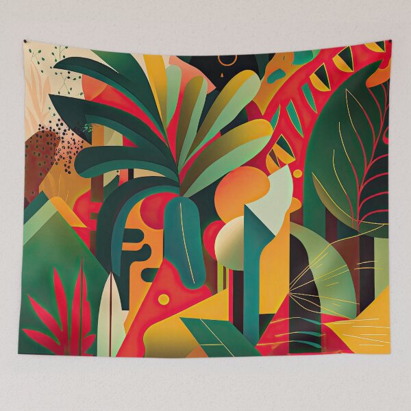Item preview, African Jungle Bauhaus Design designed and sold by ArtificialGenes.