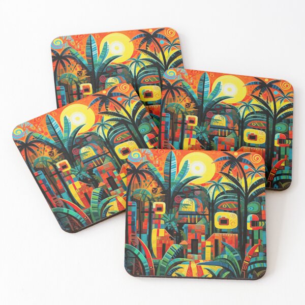 Item preview, African Jungle Bauhaus Design designed and sold by ArtificialGenes.