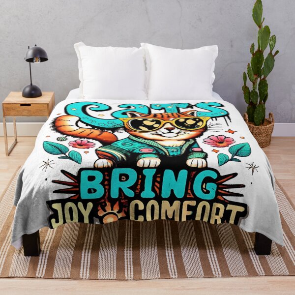 Item preview, Cats Bring Joy And Comfort designed and sold by EVERTEESLOVER.