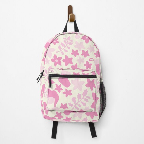Item preview, Pastel Pink Boho Christmas Cabincore Floral Pattern designed and sold by blomastudios.