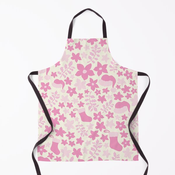 Item preview, Pastel Pink Boho Christmas Cabincore Floral Pattern designed and sold by blomastudios.