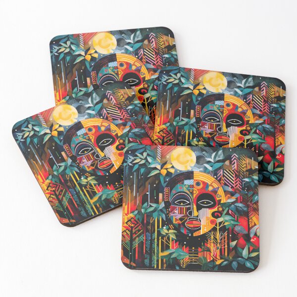 Item preview, African Jungle Bauhaus Design designed and sold by ArtificialGenes.